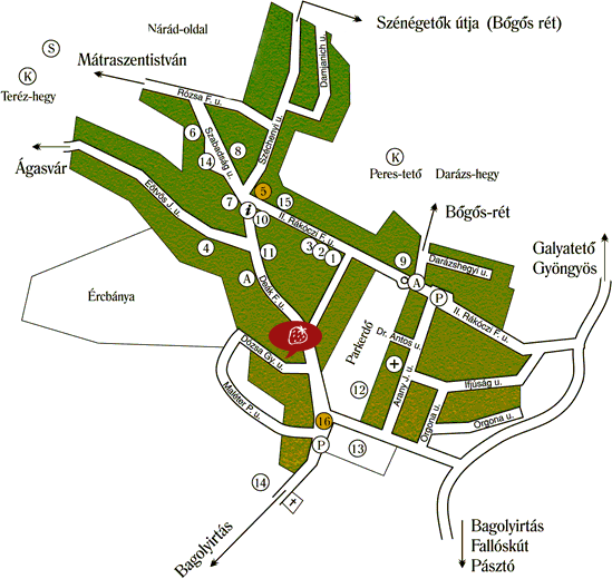 mátraszentimre térkép Szamóca Ház mátraszentimre térkép